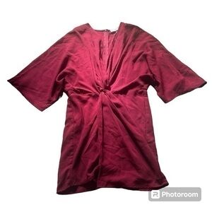 Burgundy Impeccable Pig boutique dress